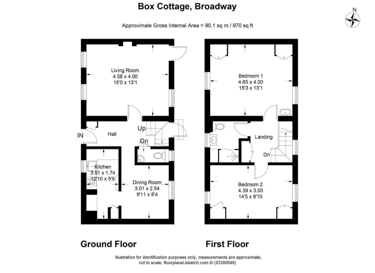Box Cottage Броадвэй Экстерьер фото
